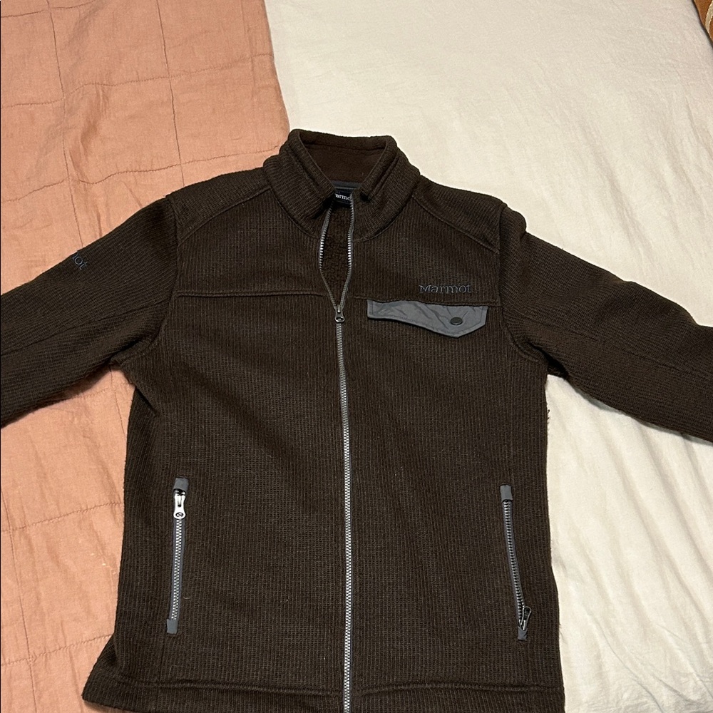 Marmot Dark Brown Full-Zip Jacket